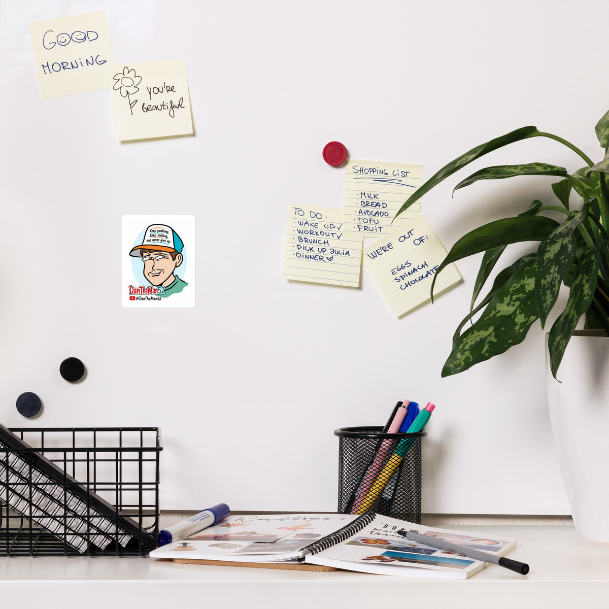 Flexible Vinyl Magnet , premium   Showcase adventures and inspiration, or simply keep your space organized with our premium magnets. They feature a modern matte finish on top and a strong magnetic material on the back, so they’ll hold up well and look great for years to come. These magnets are a practical and stylish solution for holding up photos, notes, or other small items.• Made from 0.5 mm flexible vinyl• Premium matte finish• Magnetic black backing 