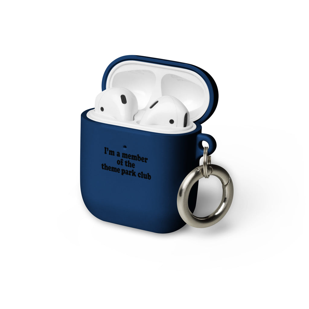 Get a two-in-one deal with these Rubber Case for AirPods®: an impact-absorbing protector for your earbuds and a stylish accessory you can attach to your clothes and bags with a metal carabiner. This case is made from a durable TPU material and works with both wireless and regular AirPod® chargers. • Thermoplastic polyurethane (TPU) material • Impact-absorbing • Protects AirPods® from bumps, drops, and scratches • Comes with a metal carabiner for easy carrying • Compatible with both wireless and a regular ch