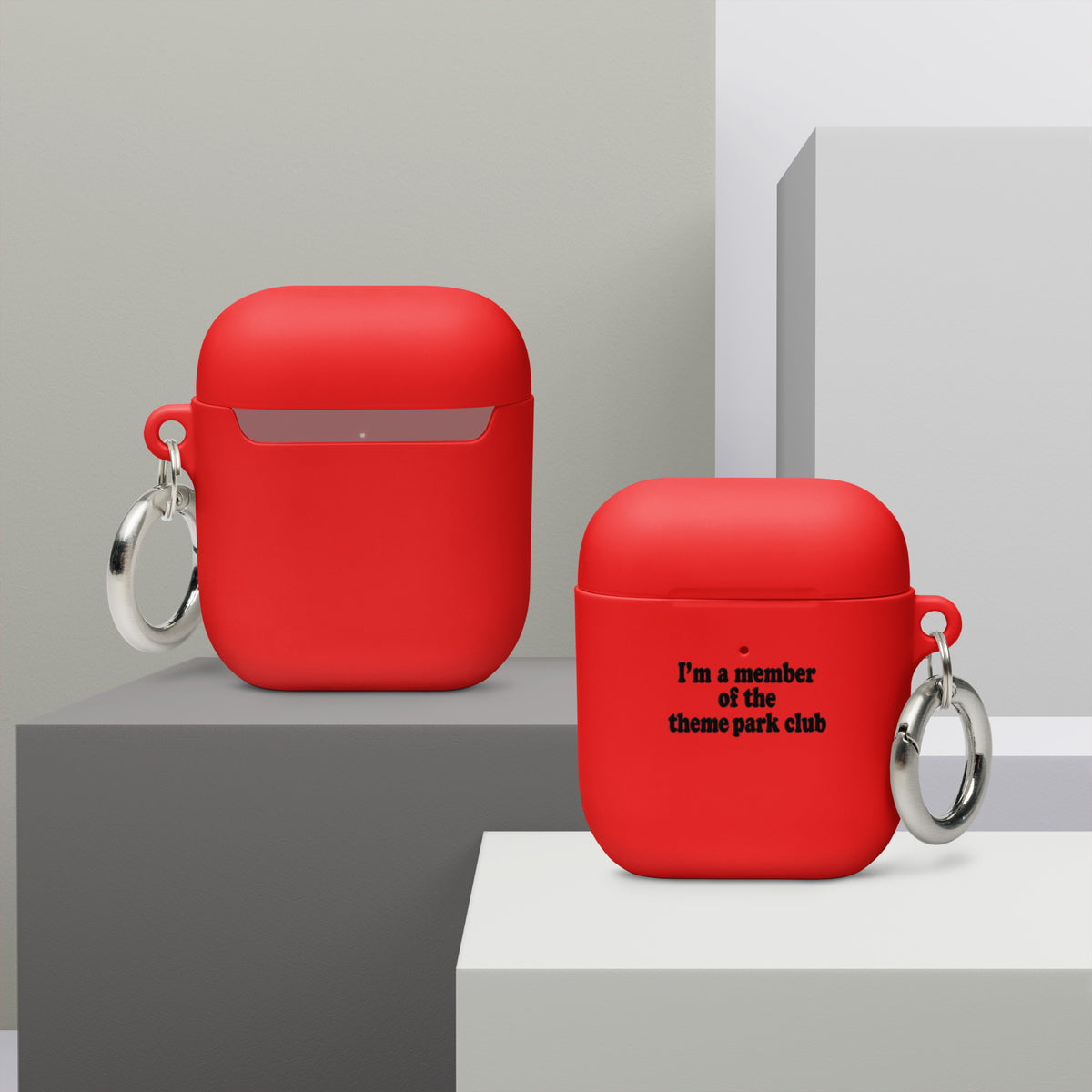Rubber Case for AirPods

Get a two-in-one deal with these Rubber Case for AirPods®: an impact-absorbing protector for your earbuds and a stylish accessory you can attach to your clothes and bags with a metal carabiner. This case is made from a durable TPU material and works with both wireless and regular AirPod® chargers.&nbsp;

• Thermoplastic polyurethane (TPU) material
• Impact-absorbing
• Protects AirPods® from bumps, drops, and scratches
• Comes with a metal carabiner for easy carrying
• Compatible wit