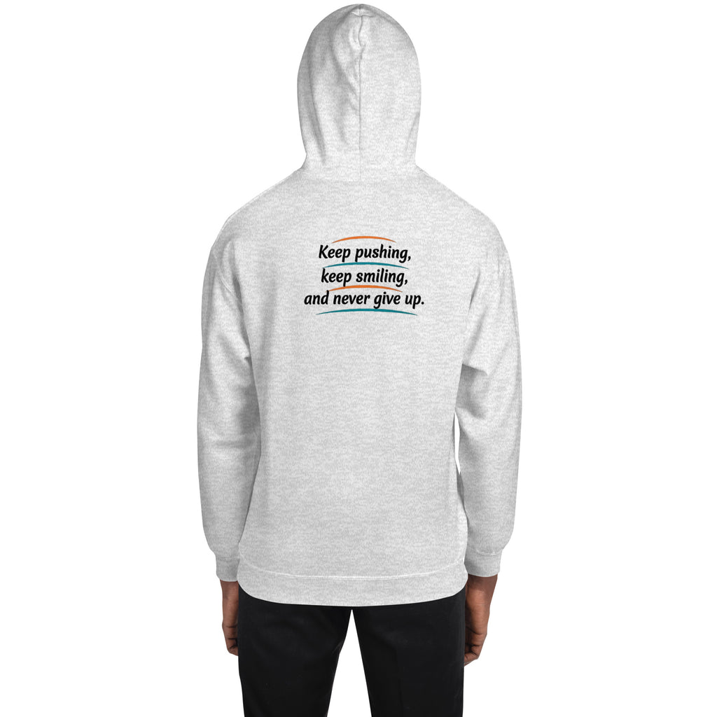 Unisex Hoodie Everyone needs a cozy go-to hoodie to curl up in, so go for one that's soft, smooth, and stylish. It's the perfect choice for cooler evenings!• 50% pre-shrunk cotton, 50% polyesterHeather Sport Dark Navy is 40% cotton, 60% polyester• Fabric weight: 8.0 oz/yd² (271.25 g/m²)• Air-jet spun yarn with a soft feel and reduced pilling• Double-lined hood with matching drawcord• Quarter-turned body to avoid crease down the middle• 1 × 1 athletic rib-knit cuffs and waistband with spandex• Front pouch po